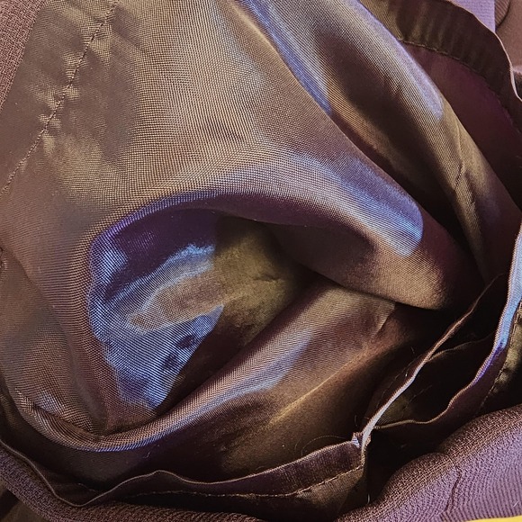 Preston & York Pants Womens 8 Purple Lined Wide Leg Dress Career Trousers - Picture 13 of 14